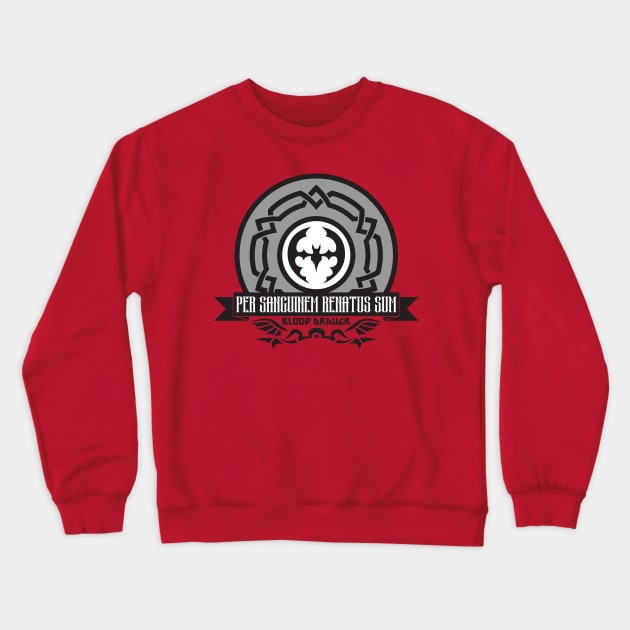 Chiropteran Crest Crewneck Sweatshirt by Blood Draugr